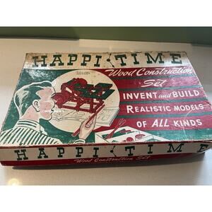 Vintage - Carrom Industries HappiTime Wood Construction Set #2